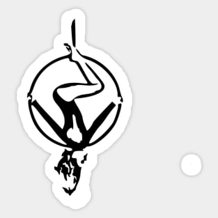 Aerialist Hoop Lyra Shoulder Stand Sticker
